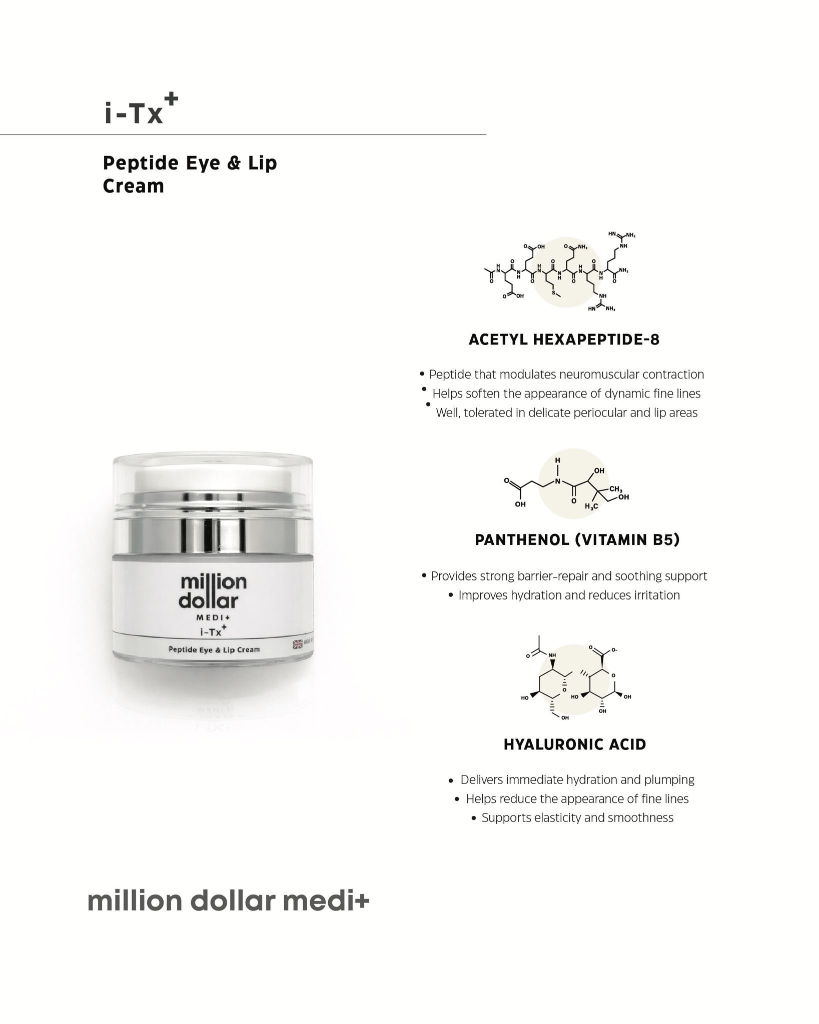 Medi+ i’Tx Peptide Eye & Lip Complex